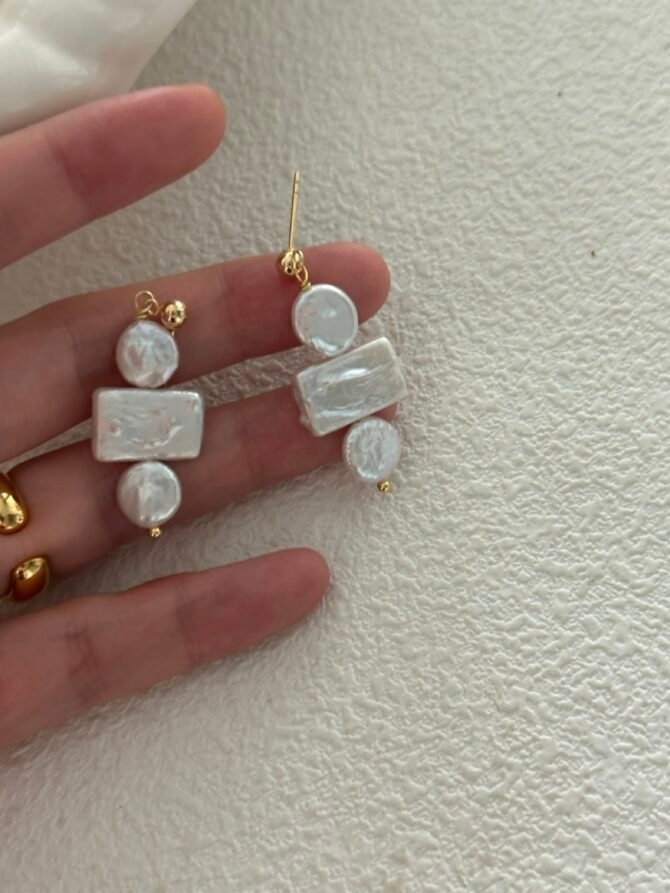Square Baroque Earrings