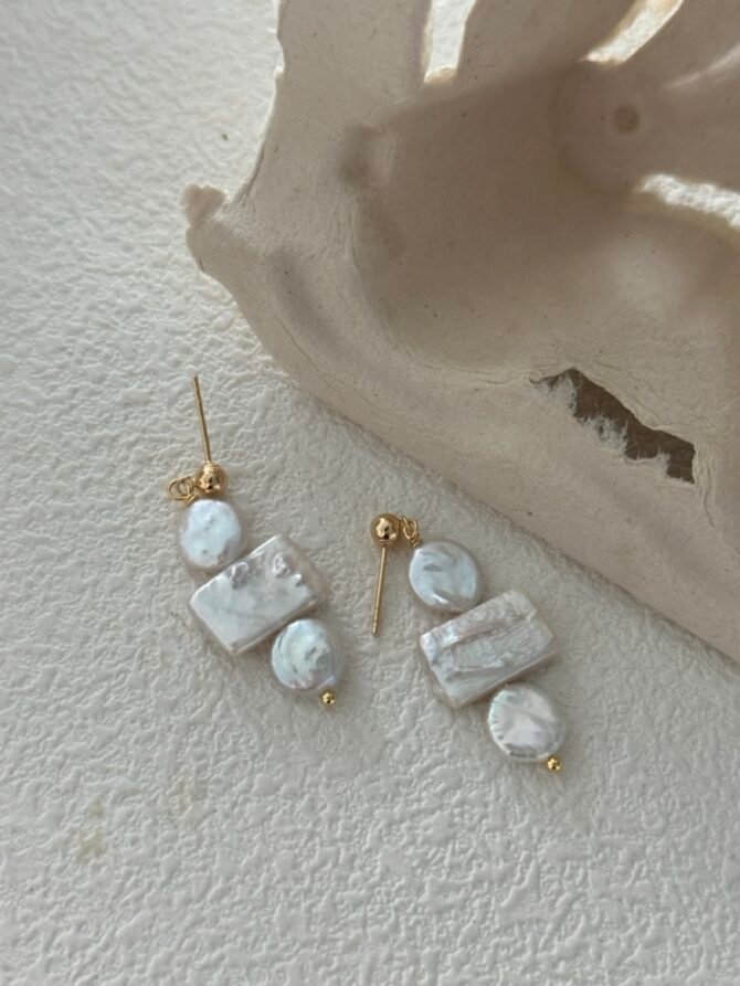 Square Baroque Earrings