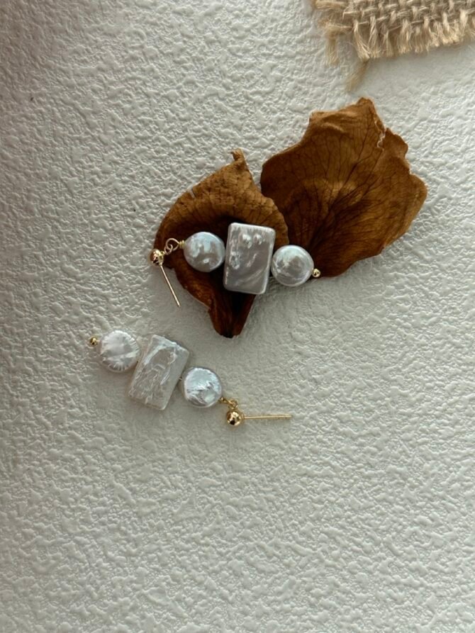 Square Baroque Earrings